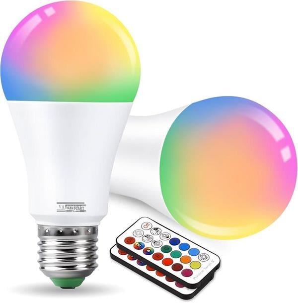 Led Ampul Enerji Dostu RGB Işıklı 100W Led Işık Led Ampul Enerji Dostu RGB Işıklı 100W Led Işık