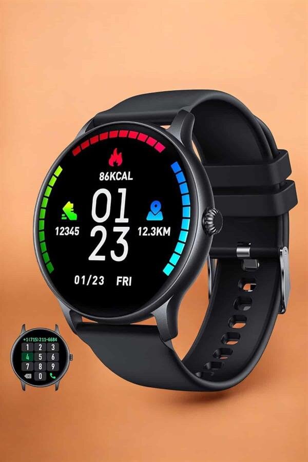 Akıllı Saat Sesli Görüşme Bluetooth Bağlantılı 3 Kordonlu Akıllı Saat Sesli Görüşme Bluetooth Bağlantılı 3 Kordonlu