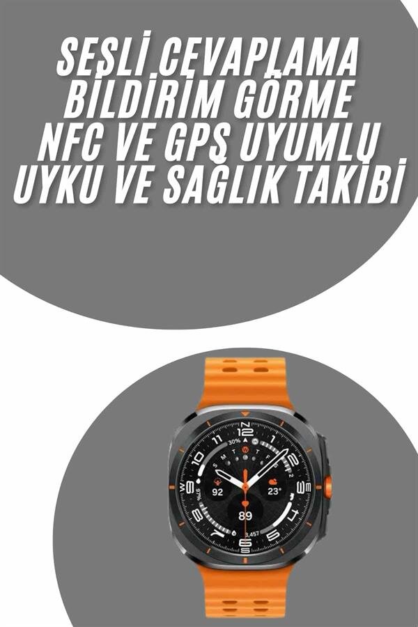 Tüm Telefonlara Uyumlu Akıllı Saat Uyku ve Sağlık Takibi Nabız Ölçer Adım sayar Tüm Telefonlara Uyumlu Akıllı Saat Uyku ve Sağlık Takibi Nabız Ölçer Adım sayar