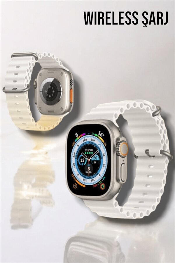 Bluetooth Bağlantılı 49MM Dokunmatik Akıllı Saat Sağlık ve Spor Takip Özellikli Bluetooth Bağlantılı 49MM Dokunmatik Akıllı Saat Sağlık ve Spor Takip Özellikli