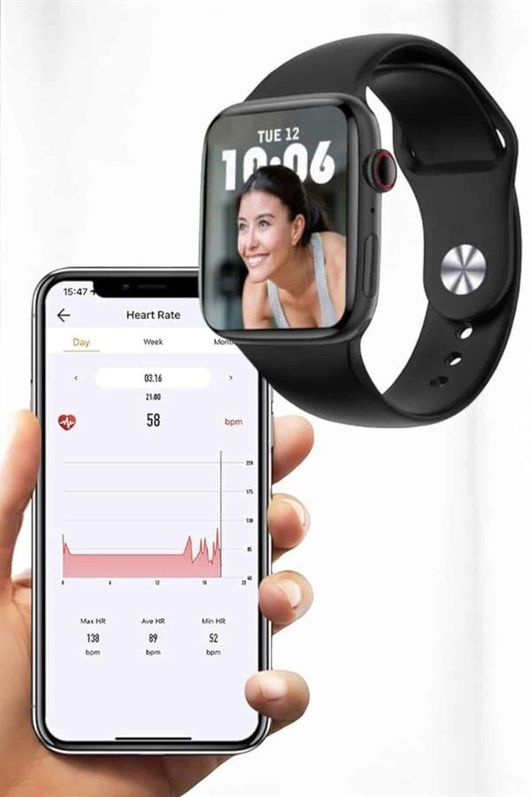 Akıllı Saat Bluetooth Bağlantı ve 24 Saat Sağlık İzleme GPS Arama Cevaplama Akıllı Saat Bluetooth Bağlantı ve 24 Saat Sağlık İzleme GPS Arama Cevaplama