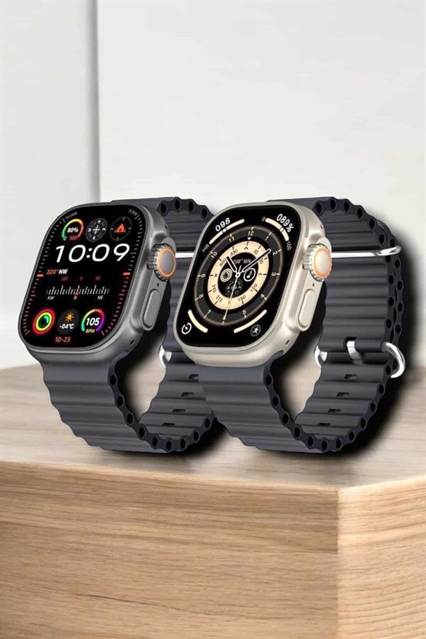 45 MM Gri Kasa Ultra Akıllı Saat Sesli Görüşme, Sağlık Takibi, Suya Dayanıklı 45 MM Gri Kasa Ultra Akıllı Saat Sesli Görüşme, Sağlık Takibi, Suya Dayanıklı