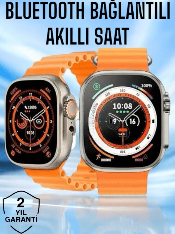 Yeni Nesil Ultra Akıllı Saat Titreşimli, Uyku & Sağlık Takibi, Çift Kordon Yeni Nesil Ultra Akıllı Saat Titreşimli, Uyku & Sağlık Takibi, Çift Kordon