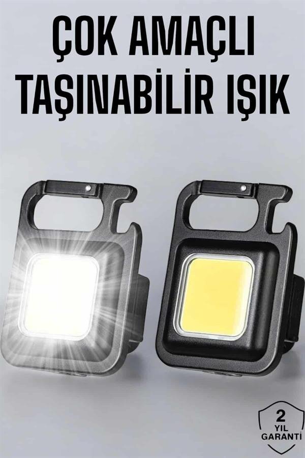 Anahtarlık Çok Amaçlı Mıknatıslı Taşınabilir Işık Led Şarjlı Anahtarlık Çok Amaçlı Mıknatıslı Taşınabilir Işık Led Şarjlı