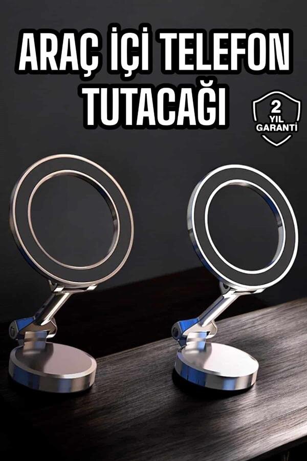 Telefon Tutucu Tüm Arabalara Uyumlu Araç İçi Katlanabilir Manyetik Tasarım Telefon Tutucu Tüm Arabalara Uyumlu Araç İçi Katlanabilir Manyetik Tasarım