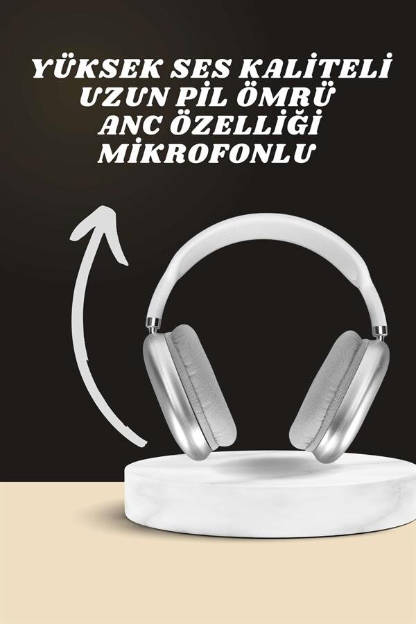 Kulak Üstü P9 Kablosuz Bluetooth Kulaklık ve 7 Kordonlu Akıllı Saat Kulak Üstü P9 Kablosuz Bluetooth Kulaklık ve 7 Kordonlu Akıllı Saat
