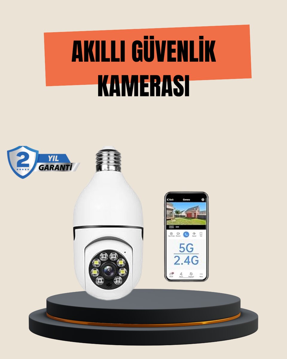 Mobil Uygulama Kontrollü Akıllı Güvenlik Kamerası Mobil Uygulama Kontrollü Akıllı Güvenlik Kamerası