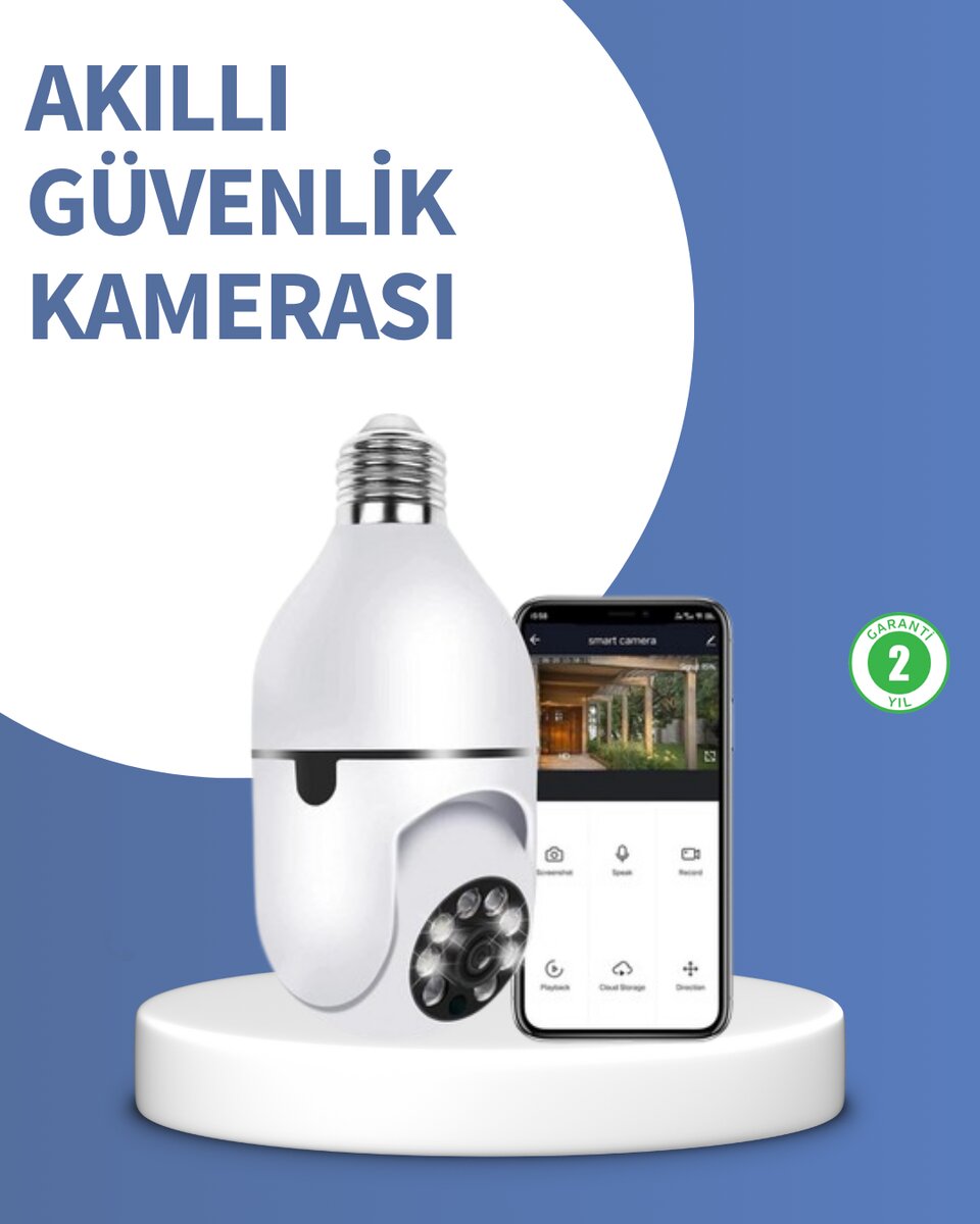 Kompakt Tasarımlı Gece Görüşlü Kablosuz Kamera Kompakt Tasarımlı Gece Görüşlü Kablosuz Kamera