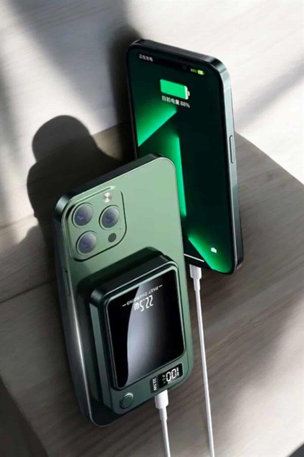Pratik ve Taşınabilir 10.000 mAh Wireless Powerbank Hızlı Şarj Avantajı Pratik ve Taşınabilir 10.000 mAh Wireless Powerbank Hızlı Şarj Avantajı