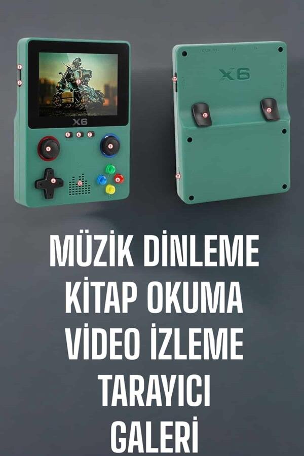 3.5 İnç Ekran 1000 Oyunlu Oyun Konsolu El Atarisi Miüzik Dinleme ve Kitap Okuma 3.5 İnç Ekran 1000 Oyunlu Oyun Konsolu El Atarisi Miüzik Dinleme ve Kitap Okuma