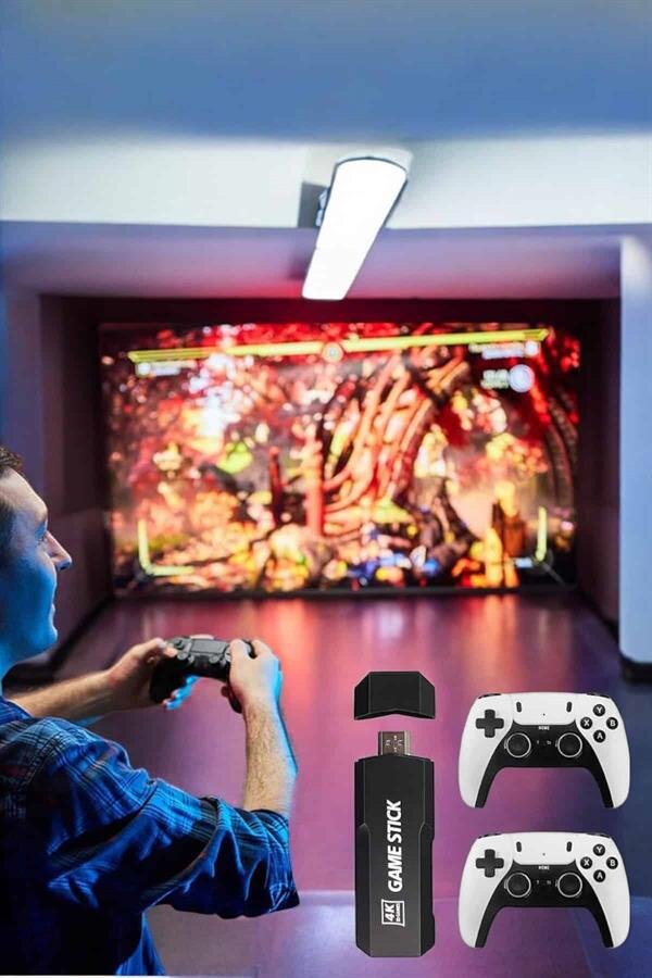 Joystick Çift Kollu Oyun Kolu Retro Oyun Yüksek Çözünürlüklü 3D Game Joystick Çift Kollu Oyun Kolu Retro Oyun Yüksek Çözünürlüklü 3D Game