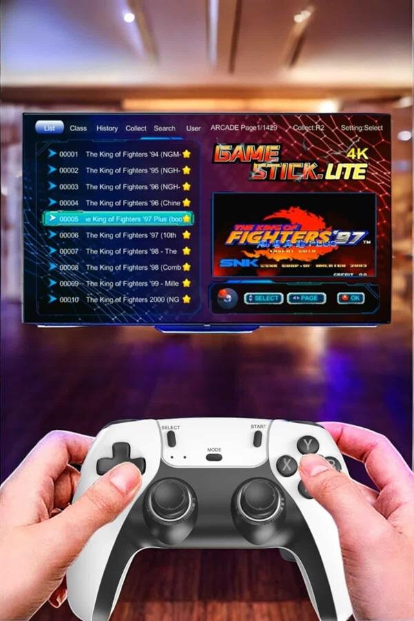 Joystick Çift Kollu Oyun Kolu Retro Oyun Yüksek Çözünürlüklü 3D Game Joystick Çift Kollu Oyun Kolu Retro Oyun Yüksek Çözünürlüklü 3D Game