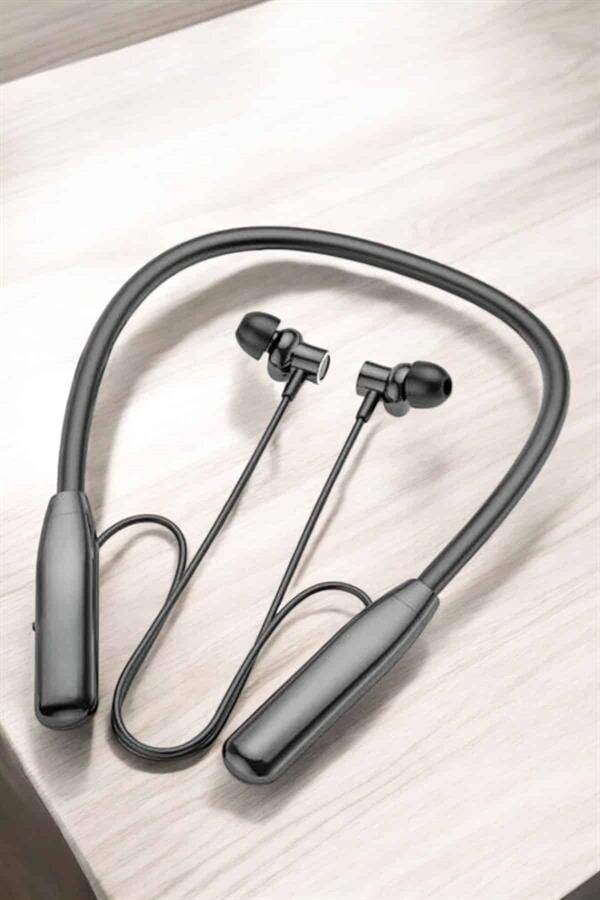 Boyun Askılı Bluetooth Kulaklık Uzun Şarj Süreli Dijital Göstergeli Kablolu Boyun Askılı Bluetooth Kulaklık Uzun Şarj Süreli Dijital Göstergeli Kablolu