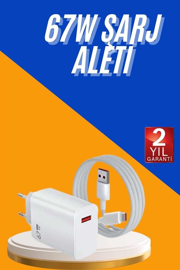 67W Hızlı Şarj Yüksek Voltaj Korumalı Type C Şarj Adaptörü 67W Hızlı Şarj Yüksek Voltaj Korumalı Type C Şarj Adaptörü
