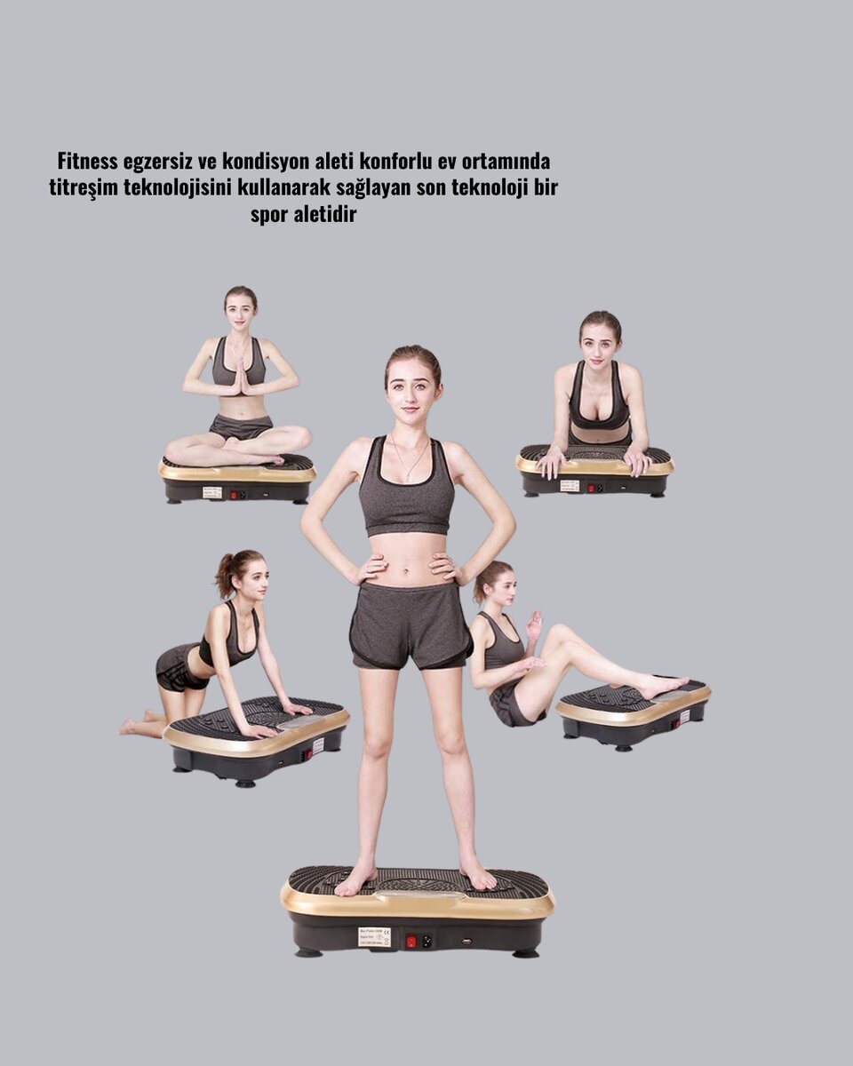 Evde Spor İçin Titreşimli Plate Fitness Platformu Evde Spor İçin Titreşimli Plate Fitness Platformu