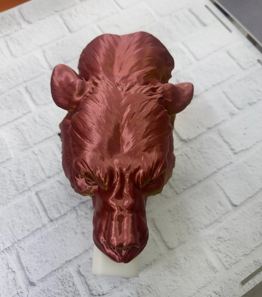 Dekoratif Asılabilir Jaguar Başı 3D Duvar Heykeli Gold Red 20x16 cm Dekoratif Asılabilir Jaguar Başı 3D Duvar Heykeli Gold Red 20x16 cm