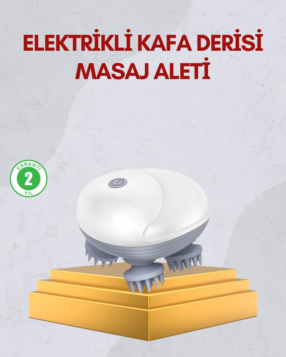 Kablosuz Kafa ve Vücut Masaj Aleti Taşınabilir Tasarım Kablosuz Kafa ve Vücut Masaj Aleti Taşınabilir Tasarım