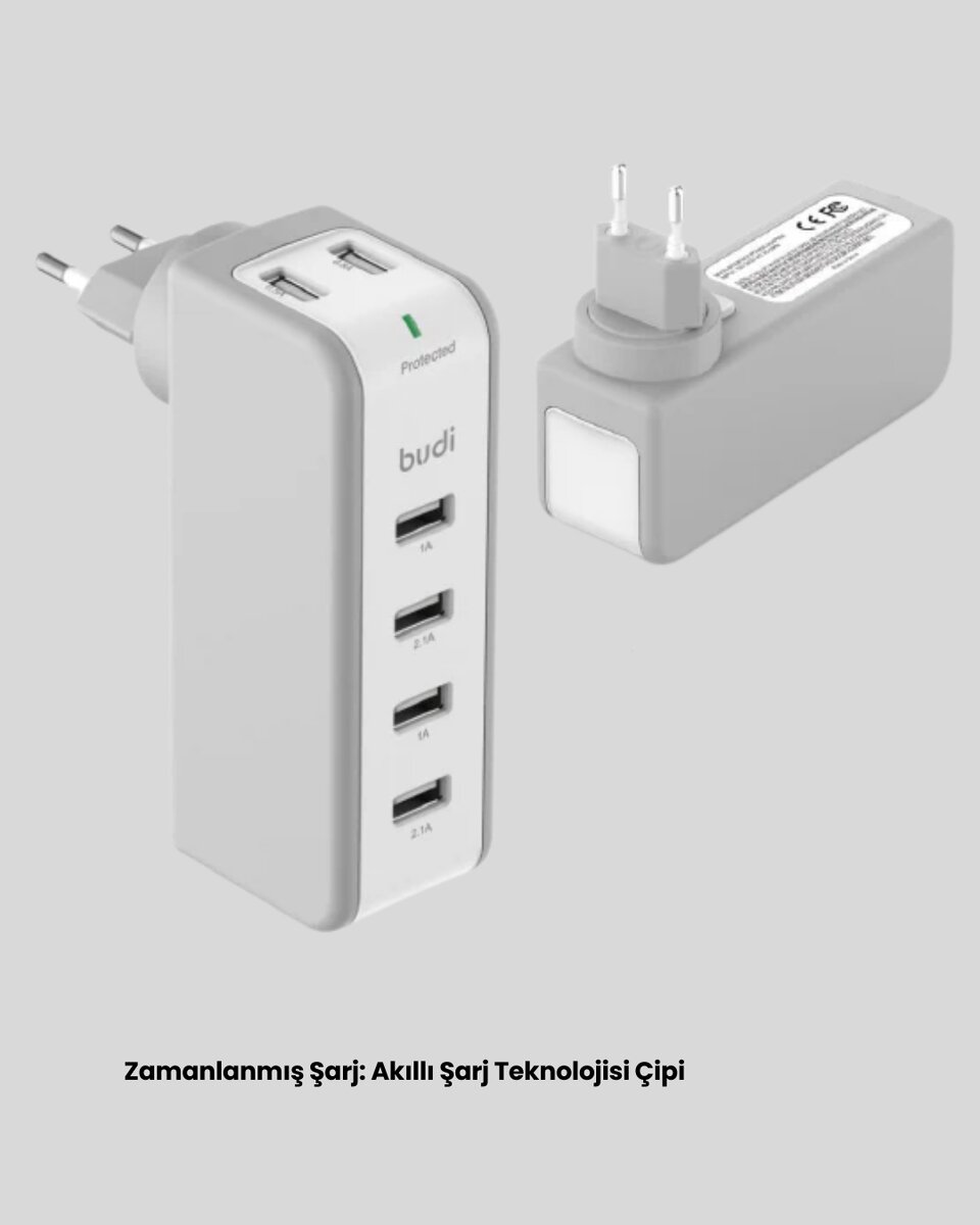 30W Type C Şarj Cihazı Zamanlayıcılı Çok Portlu Tasarım 30W Type C Şarj Cihazı Zamanlayıcılı Çok Portlu Tasarım