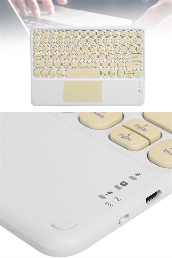Bluetooth Touchpad Klavye 10.9 inch Kablosuz Wifi Q Klavye Slim Bluetooth Touchpad Klavye 10.9 inch Kablosuz Wifi Q Klavye Slim