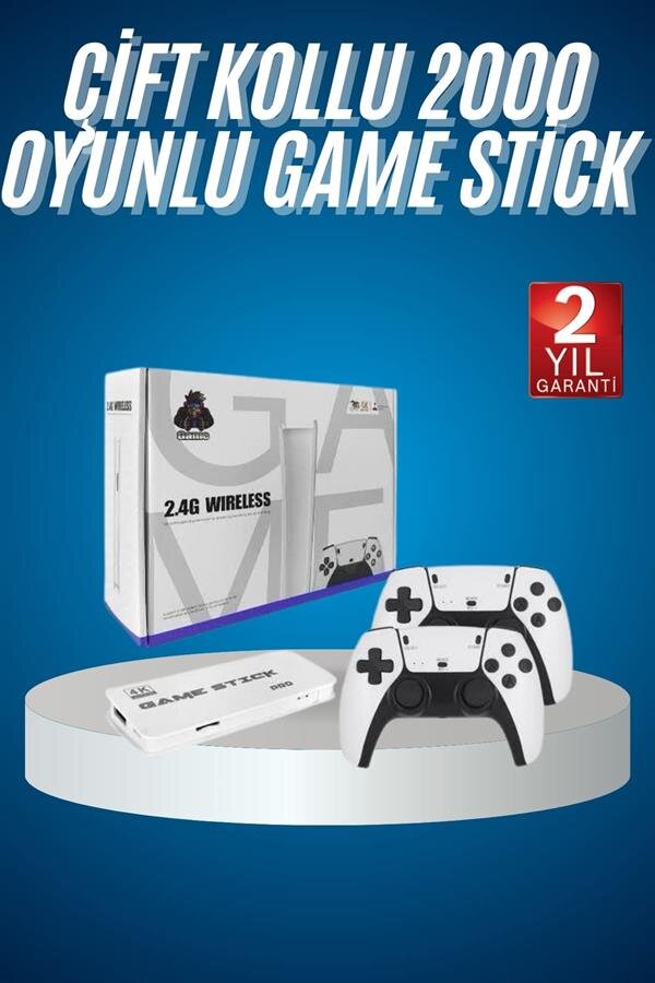 2.4 GHZ Oyun Konsolu Çift Konsol 4K Ultra Hd Game Stick 2.4 GHZ Oyun Konsolu Çift Konsol 4K Ultra Hd Game Stick