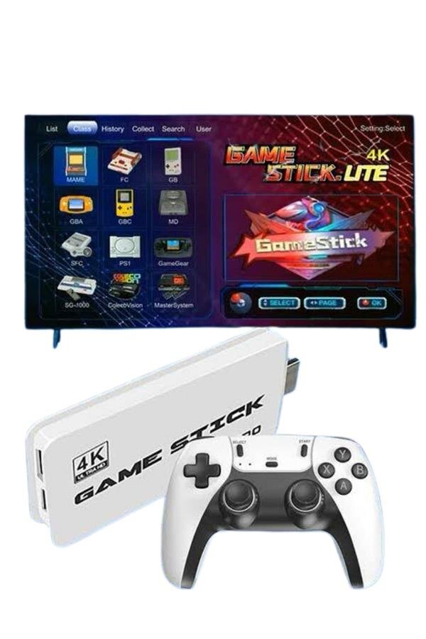 2.4 GHZ Oyun Konsolu Çift Konsol 4K Ultra Hd Game Stick 2.4 GHZ Oyun Konsolu Çift Konsol 4K Ultra Hd Game Stick