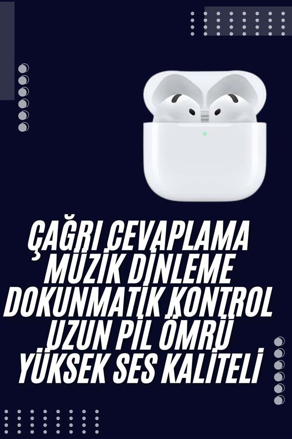 Bluetooth Kulaklık Beyaz Çağrı Cevaplama Dokunmatik Kontrol Kablosuz Bluetooth Kulaklık Beyaz Çağrı Cevaplama Dokunmatik Kontrol Kablosuz