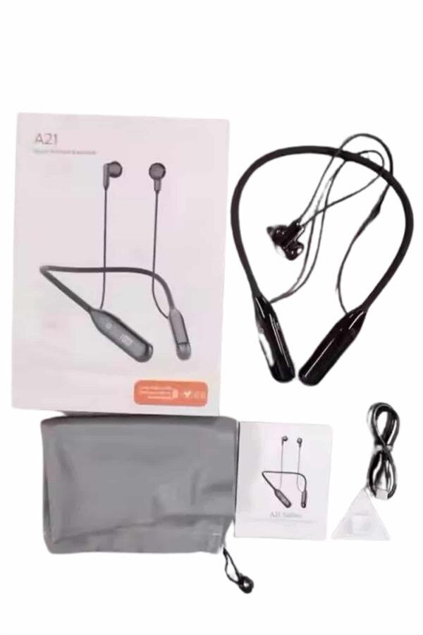 Boyun Bantlı Kablolu Yüksek Ses Kaliteli Bluetooth Kulaklık Uzun Pil Ömrü Boyun Bantlı Kablolu Yüksek Ses Kaliteli Bluetooth Kulaklık Uzun Pil Ömrü