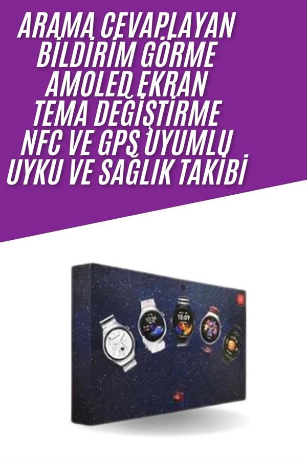 Unısex Yuvarlak Ekranlı 7 Kordonlu Akıllı Saat GPS Destekli Çoklu Kordon Seçeneği Unısex Yuvarlak Ekranlı 7 Kordonlu Akıllı Saat GPS Destekli Çoklu Kordon Seçeneği