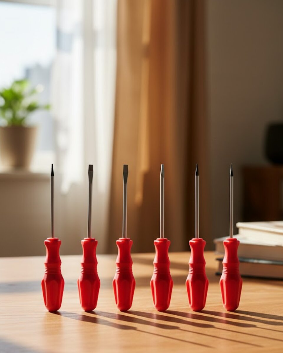 Düz ve Yıldız Başlıklı 7li Tornavida Seti Ergonomik Tutma Düz ve Yıldız Başlıklı 7li Tornavida Seti Ergonomik Tutma