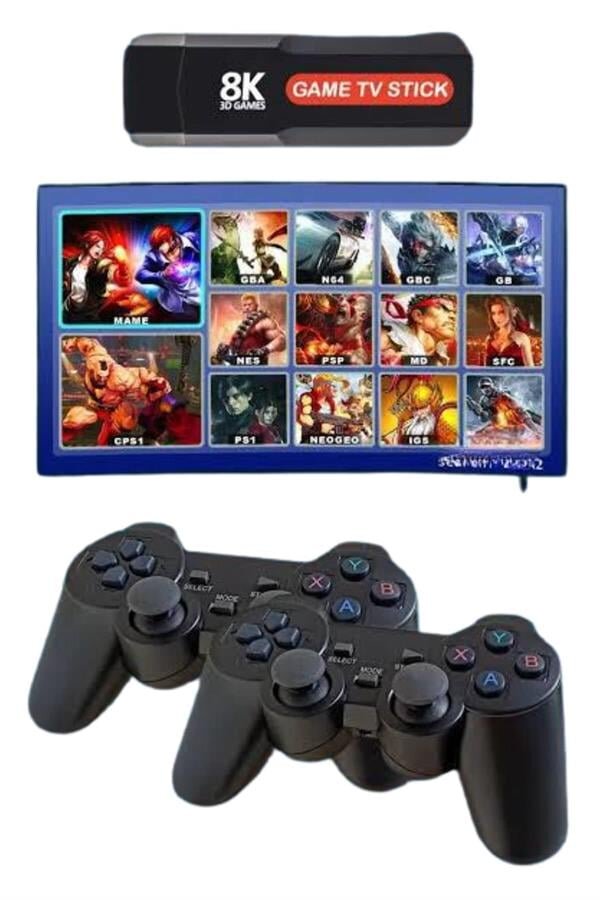 8K Ultra HD Game Box 36500 Oyunlu Game Stick Oyun Konsolu 8K Ultra HD Game Box 36500 Oyunlu Game Stick Oyun Konsolu
