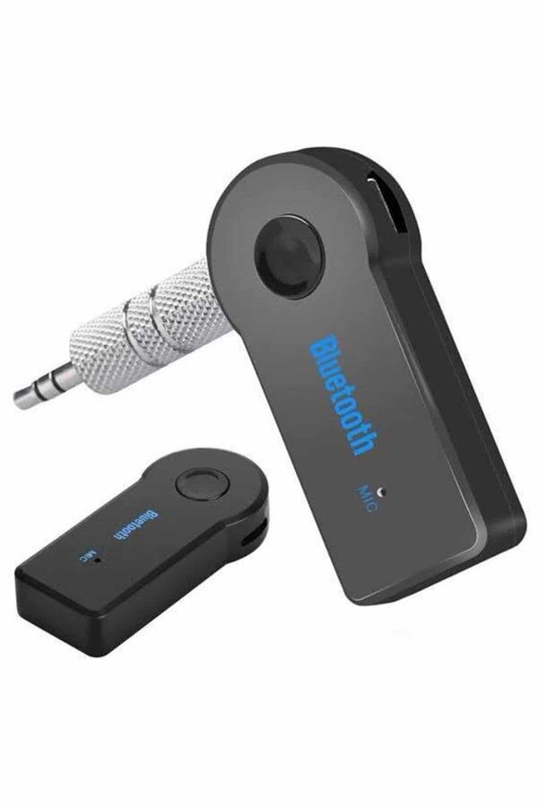 Tüm Cihazlara Uyumlu Bluetooth Aux Araç Kiti Siyah Tüm Cihazlara Uyumlu Bluetooth Aux Araç Kiti Siyah