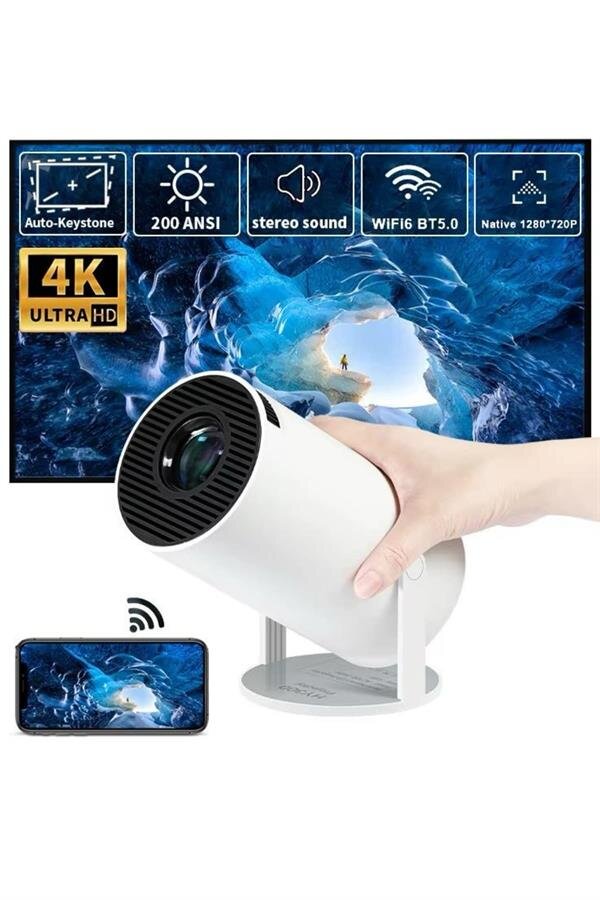 Ayaklı Projeksiyon Taşınabilir Mini Projektör Sinema Projektörü Android Ayaklı Projeksiyon Taşınabilir Mini Projektör Sinema Projektörü Android