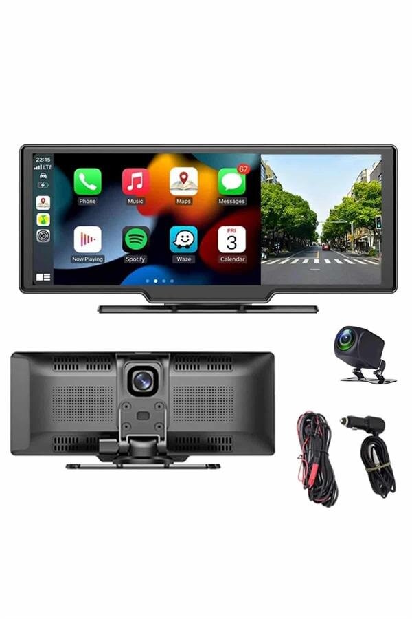 4K Ultra Araç İçi Ön ve Arka Kameralı Ekran HD 2 Kameralı Torpido Üstü Araç Multimedya 4K Ultra Araç İçi Ön ve Arka Kameralı Ekran HD 2 Kameralı Torpido Üstü Araç Multimedya