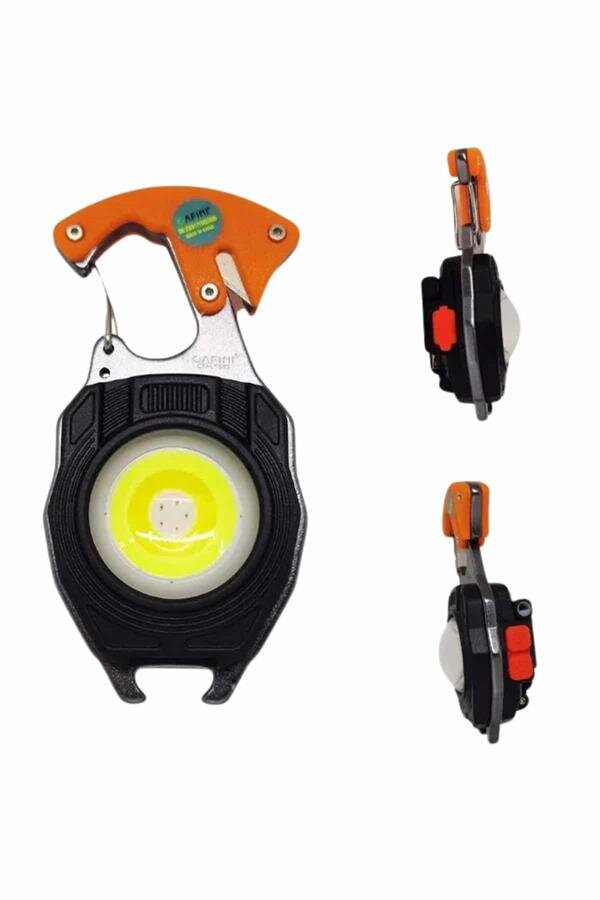 7 Modlu Mini Led Lamba Anahtarlık USB Şarjlı Kamp İçin Taşınabilir 7 Modlu Mini Led Lamba Anahtarlık USB Şarjlı Kamp İçin Taşınabilir