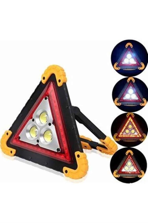 Reflektör Işıklı Ikaz Lambası Şarjlı Çok Fonksiyonlu Işıklı Üçgen Reflektör Reflektör Işıklı Ikaz Lambası Şarjlı Çok Fonksiyonlu Işıklı Üçgen Reflektör