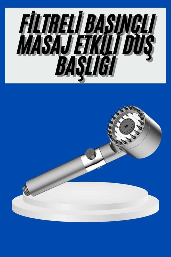 Yeni Nesil Duş Başlığı Paslanmaz Çelik Masaj Etkili Ergonomik Tasarım Su Basınçlı Yeni Nesil Duş Başlığı Paslanmaz Çelik Masaj Etkili Ergonomik Tasarım Su Basınçlı