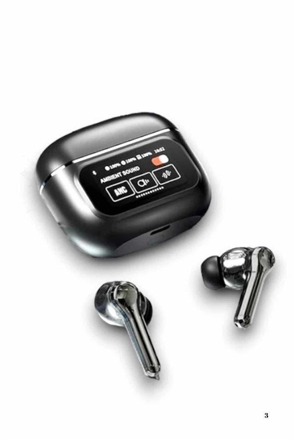 Yeni Nesil ANC Özellikli Çağrı Cevaplayan Dokunmatik Ekranlı Bluetooth Kulaklık Siyah Yeni Nesil ANC Özellikli Çağrı Cevaplayan Dokunmatik Ekranlı Bluetooth Kulaklık Siyah