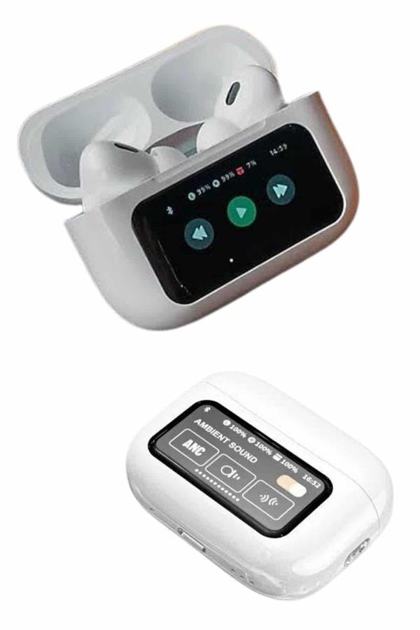 Dokunmatik Ekranlı Bluetooth Kulaklık TWS İOS Android Tüm Telefonlara Uyumlu Kulaklık Dokunmatik Ekranlı Bluetooth Kulaklık TWS İOS Android Tüm Telefonlara Uyumlu Kulaklık