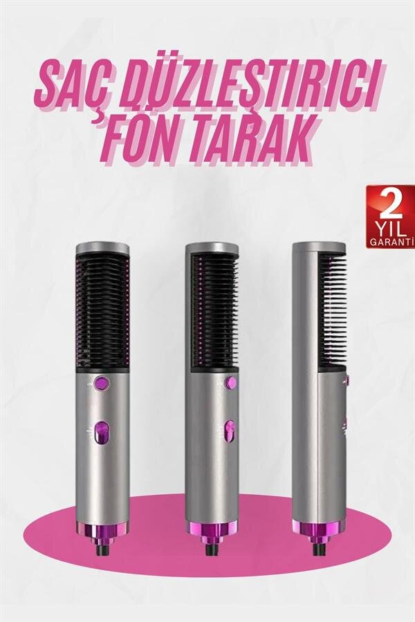 Fön Tarak Düzleştirici Seramik Kaplama Fön Makinesi Saç Kurutma Fön Tarak Düzleştirici Seramik Kaplama Fön Makinesi Saç Kurutma