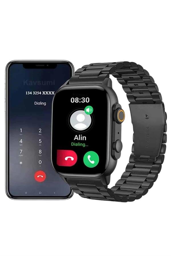 Akıllı Saat Arama Konuşma GPS ve NFC Özelliği 3 Kordonlu Amoled Ekran Akıllı Saat Arama Konuşma GPS ve NFC Özelliği 3 Kordonlu Amoled Ekran