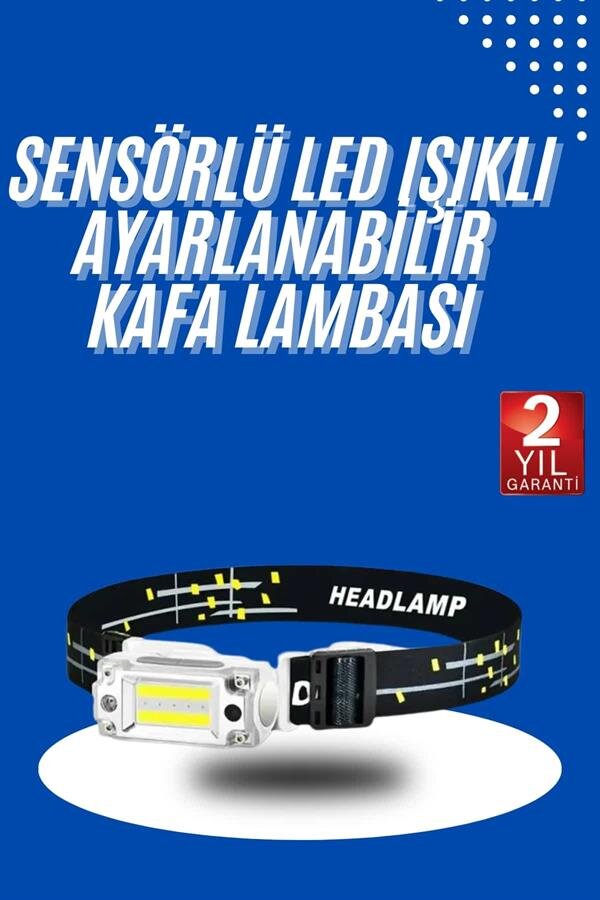 Kafa Lambası, Su Geçirmez Kafa Feneri 3 Mod Aydınlatma Kafa Lambası, Su Geçirmez Kafa Feneri 3 Mod Aydınlatma