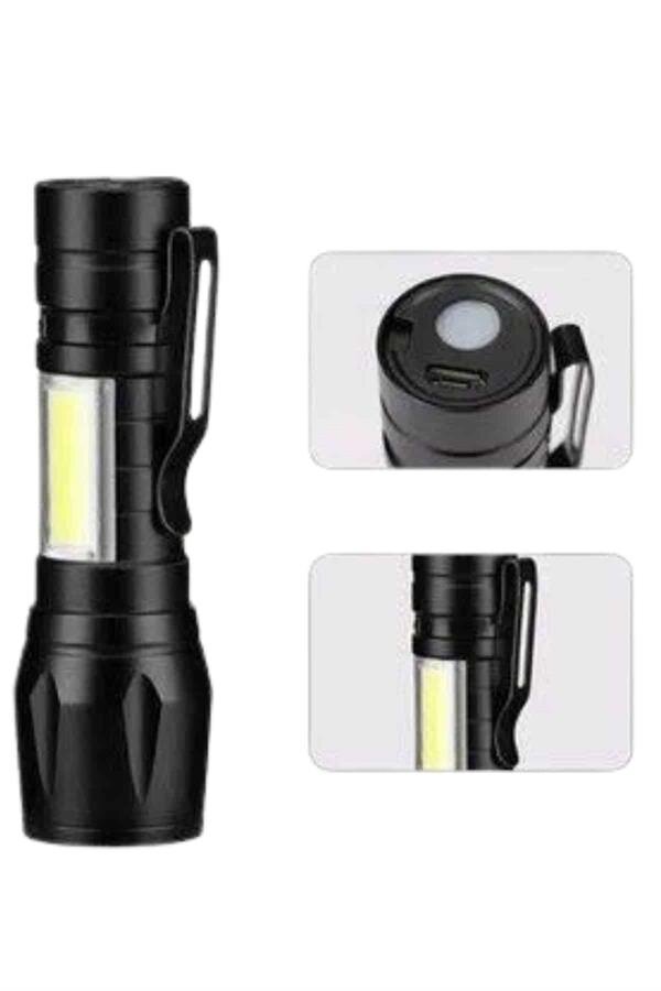 Led Lamba El Feneri Küçük Taşınabilir USB Şarjlı Acil Durum Lambası Led Lamba El Feneri Küçük Taşınabilir USB Şarjlı Acil Durum Lambası
