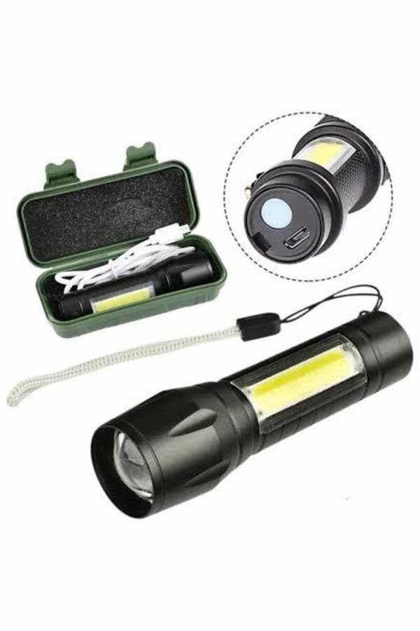 Led Lamba El Feneri Küçük Taşınabilir USB Şarjlı Acil Durum Lambası Led Lamba El Feneri Küçük Taşınabilir USB Şarjlı Acil Durum Lambası