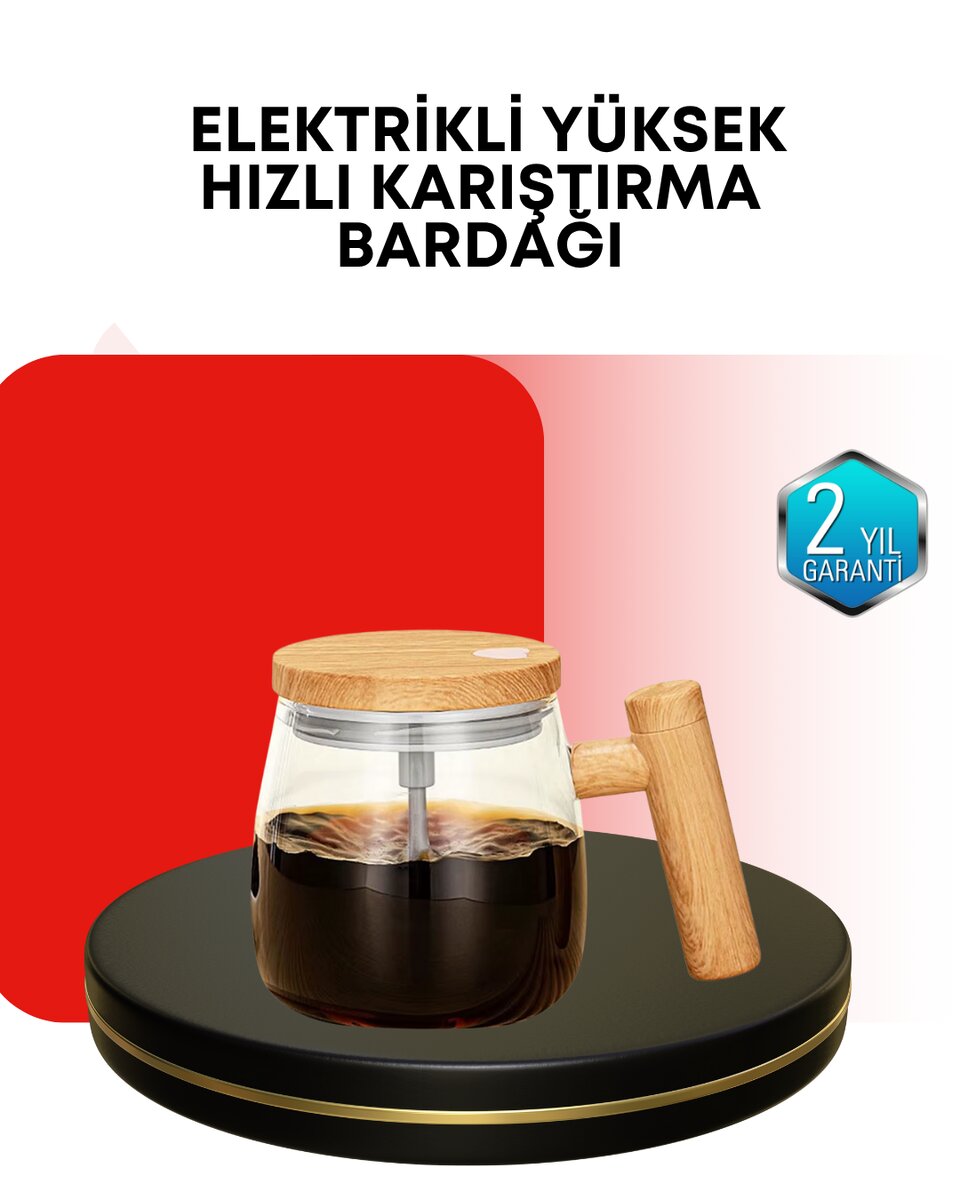 IP6 Su Geçirmez Şarjlı Kupa – 3D Karıştırma, Sabit Sıcaklık, 400 ml IP6 Su Geçirmez Şarjlı Kupa – 3D Karıştırma, Sabit Sıcaklık, 400 ml