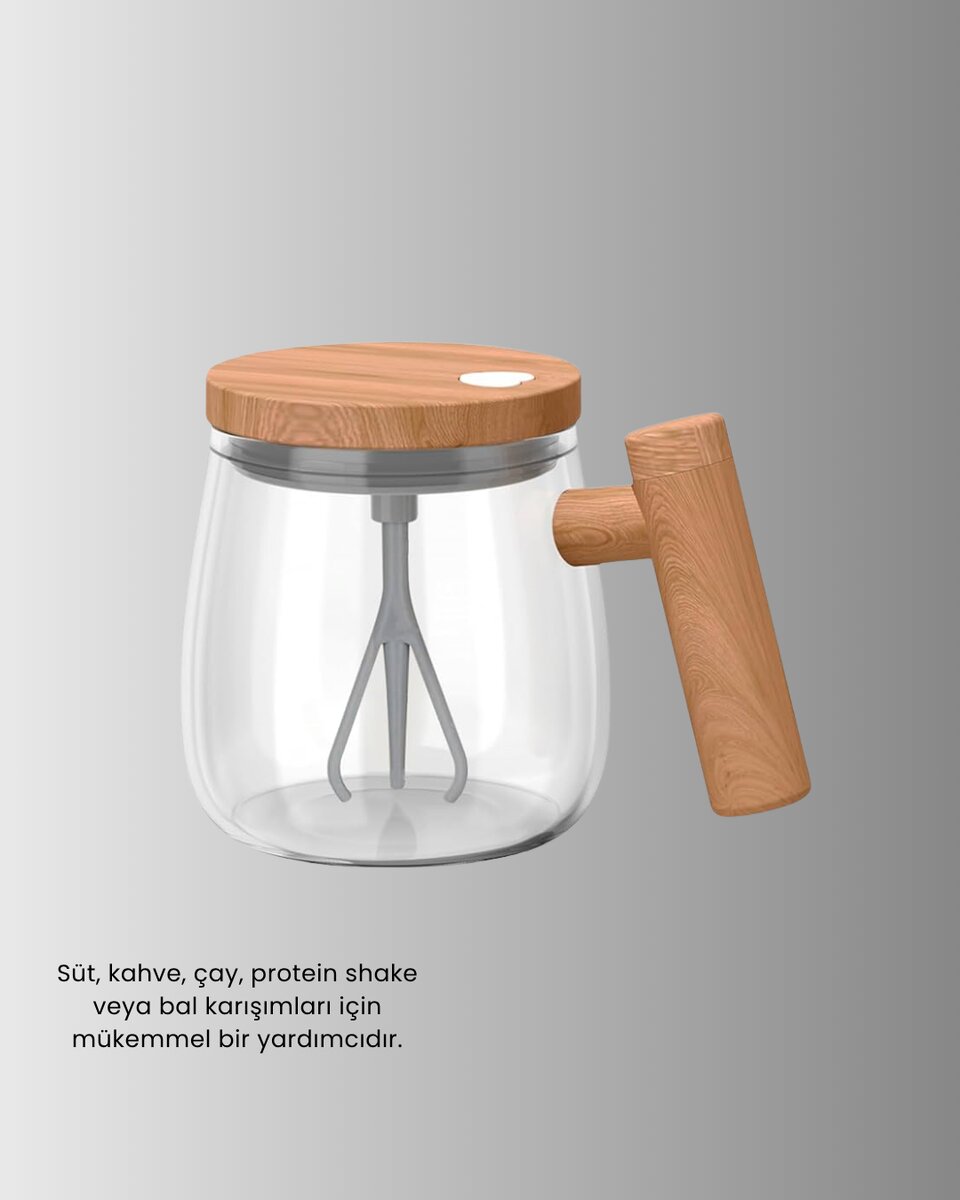 IP6 Su Geçirmez Şarjlı Kupa – 3D Karıştırma, Sabit Sıcaklık, 400 ml IP6 Su Geçirmez Şarjlı Kupa – 3D Karıştırma, Sabit Sıcaklık, 400 ml