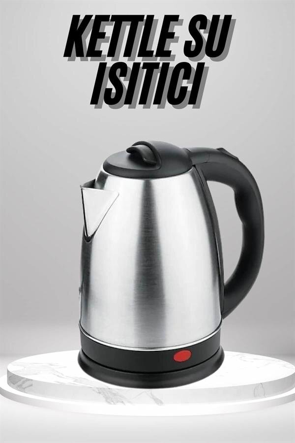 Su Isıtıcı 220 - 240 V Paslanmaz Çelik Kettle Uzun Ömürlü 2000 Watt Su Isıtıcı 220 - 240 V Paslanmaz Çelik Kettle Uzun Ömürlü 2000 Watt