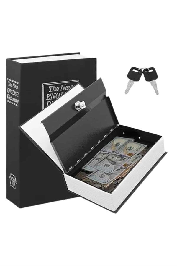 Kilitli Gizli Kasa Sözlük Kumbara Kitap Sözlük Görünümlü 18cm Kilitli Gizli Kasa Sözlük Kumbara Kitap Sözlük Görünümlü 18cm