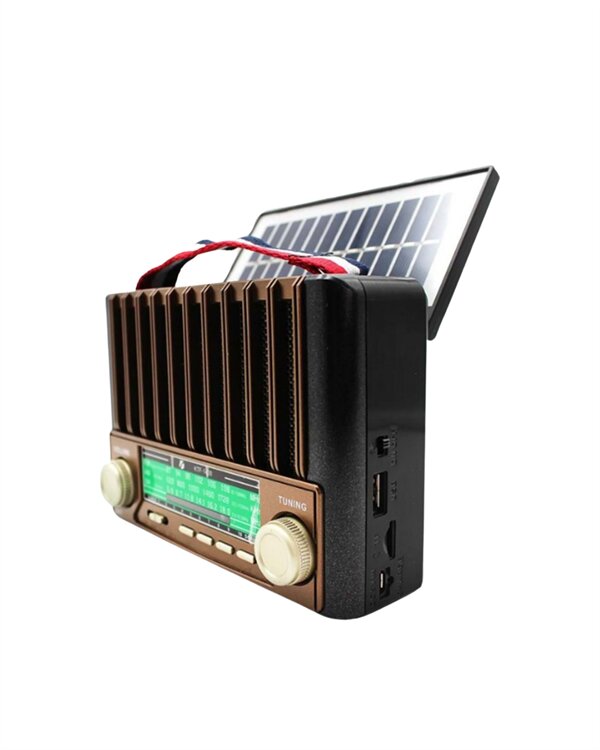 KTF-1428 Taşınabilir Güneş Enerjili Bluetooth Radyo Hoparlör – Şarjlı, Radyo, MP3, AUX Girişli KTF-1428 Taşınabilir Güneş Enerjili Bluetooth Radyo Hoparlör – Şarjlı, Radyo, MP3, AUX Girişli