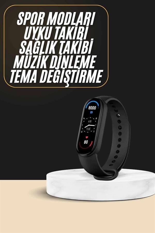 Akıllı Bileklik Android ve İOS Uyumlu Bildirim ve Çağrı Görme Spor Takibi Akıllı Bileklik Android ve İOS Uyumlu Bildirim ve Çağrı Görme Spor Takibi