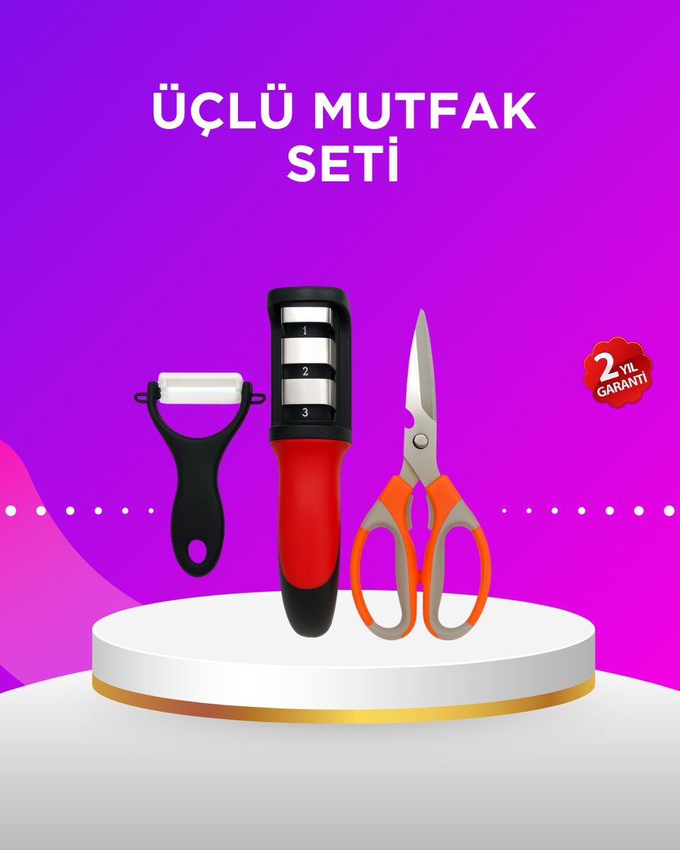 Çok Amaçlı Mutfak Makas Seti – Paslanmaz Çelik ve Ergonomik Tasarım Çok Amaçlı Mutfak Makas Seti – Paslanmaz Çelik ve Ergonomik Tasarım